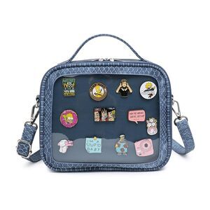 7088 Ita Bag Kawaii Crossbody Purse Bag Messenger Clear Shoulder Bags Pin